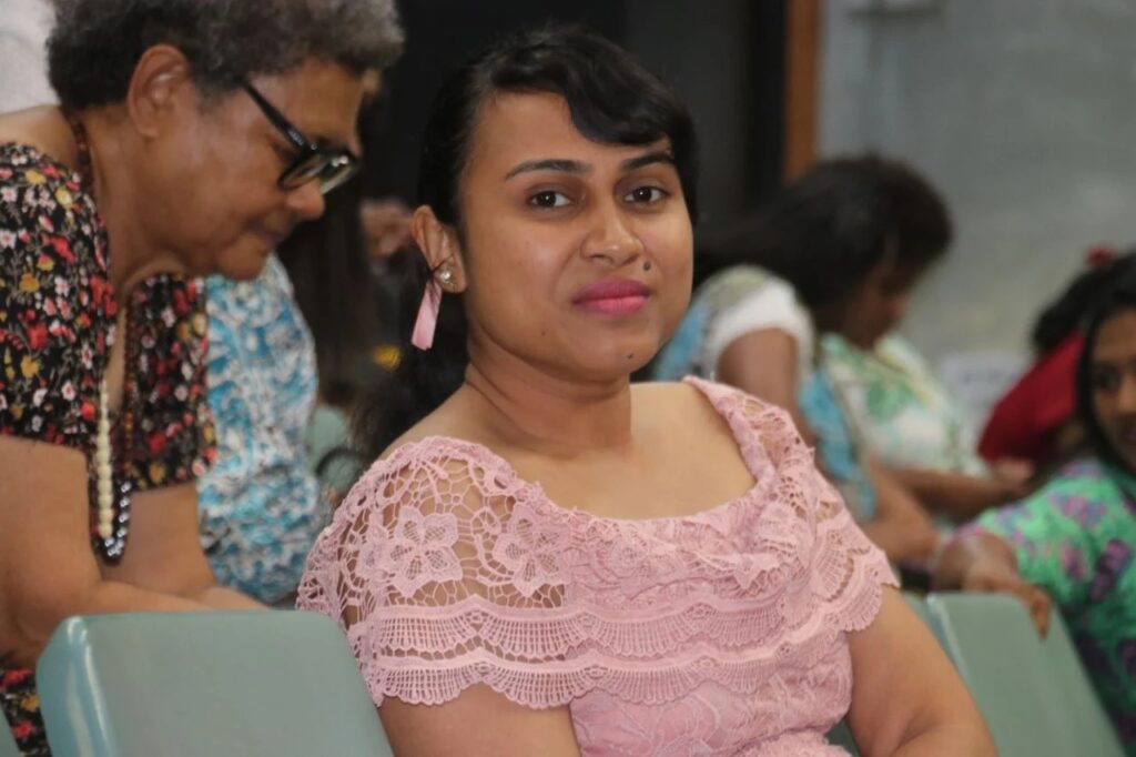 Sandhya Kumari, whose work documents traditional ocean knowledge and explores the impacts of displacement on Banaban & Kiribati communities.