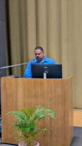 Alfred Tuikoro Tora, PhD candidate in Psychology at USP, presents his research on Indigenous Fijian worldviews and resilience in community